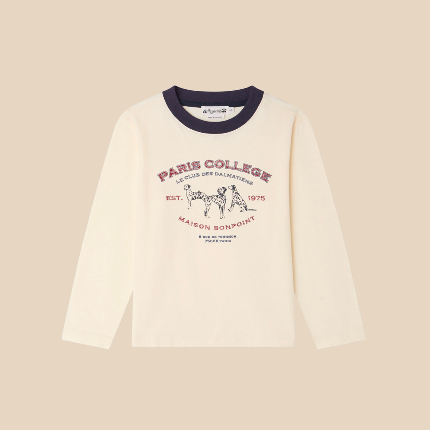 T‑shirt Tadda imprimé dalmatiens en coton biologique