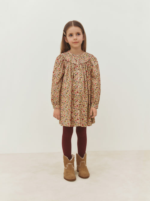 Mavis-Kleid mit Rüschenkragen