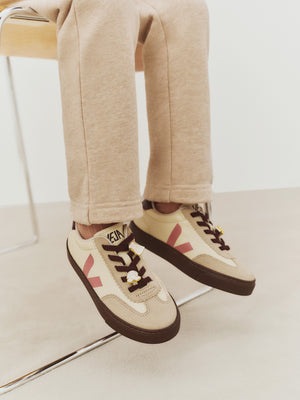 Bonpoint x Veja baskets enfant Volley écru