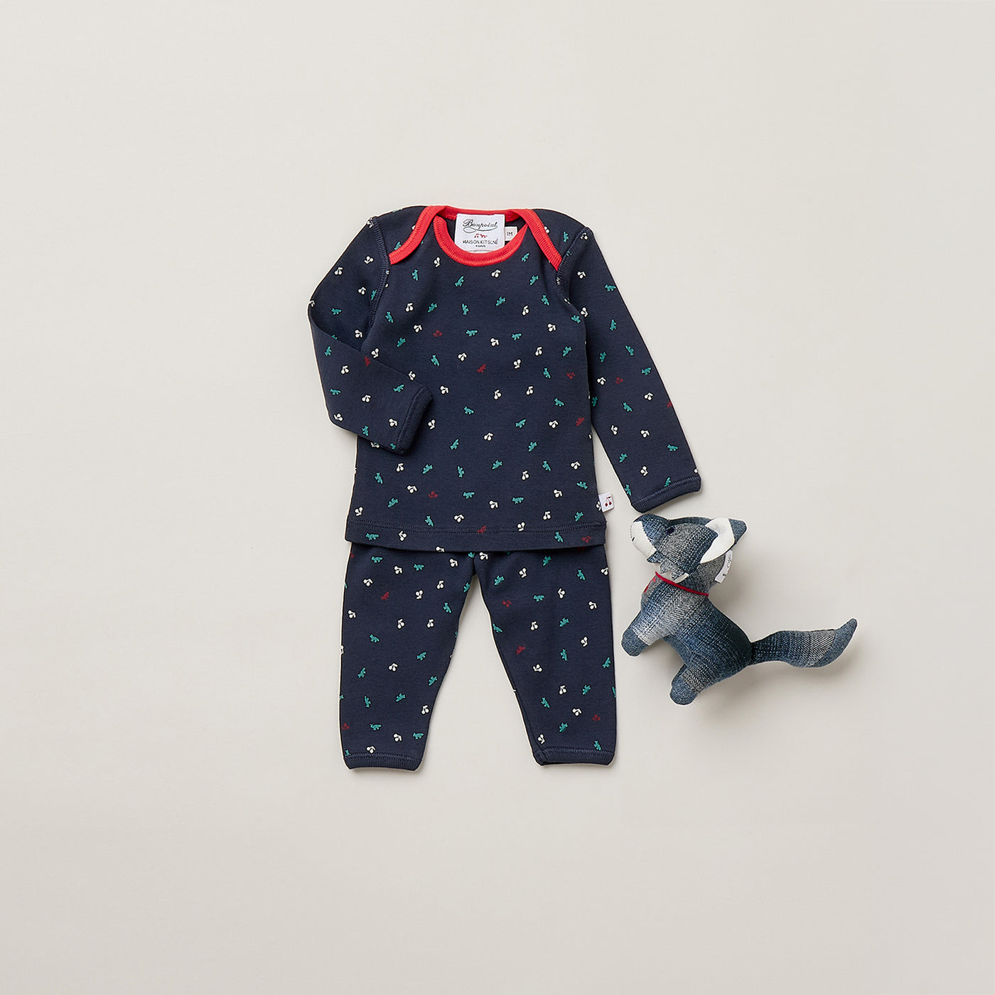Look Naissance Hiver 2026 - Bonpoint x Maison Kitsuné