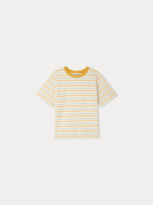 Gestreiftes Marcel-T-Shirt aus Bio-Baumwolle