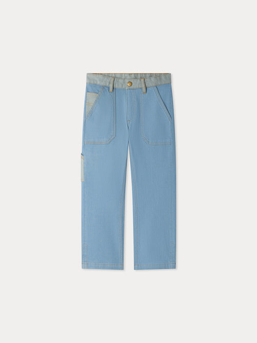 Gael Jeanshose mit weitem Bein aus Bio-Baumwolle
