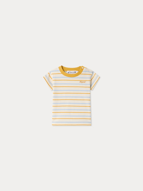 T-shirt bébé Tom à rayures en coton biologique