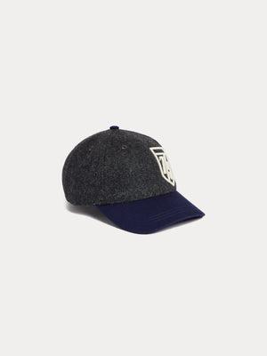 Casquette Arnold bicolore en flanelle
