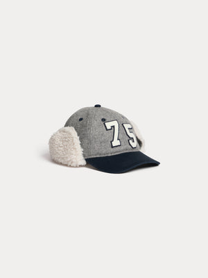 Casquette Moha bicolore en fausse fourrure