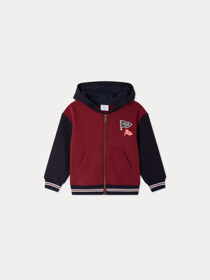 Bonpoint x Maison Kitsuné sweatshirt Matvey en coton biologique