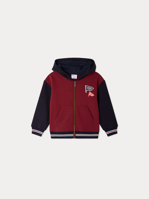 Bonpoint x Maison Kitsuné sweatshirt Matvey en coton biologique