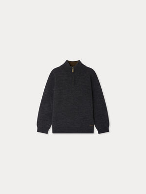 Pull Gert col zippé en laine