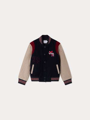 Bonpoint x Maison Kitsuné chaqueta teddy Maverick acolchada