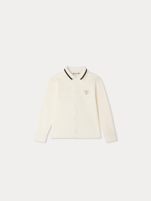 Chemise Martial en jersey brodé blason