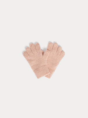 Gants Birk rose en cachemire