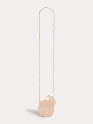 Sac bijoux Maliya en forme de cerise perlée