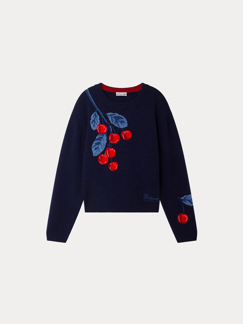 Pull Maxine Grown-Up col rond à cerises