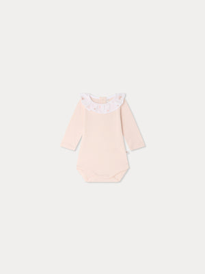 Body June fleurs brodées main en coton biologique