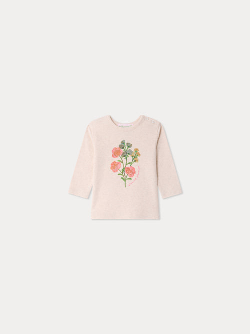 Tahsina Baby-T-Shirt mit Blumenmuster aus Bio-Baumwolle