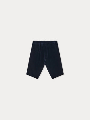Baby-Hose Dandy marineblau aus Bio-Baumwollsamt