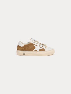 Bonpoint x Golden Goose beige May Babysneaker