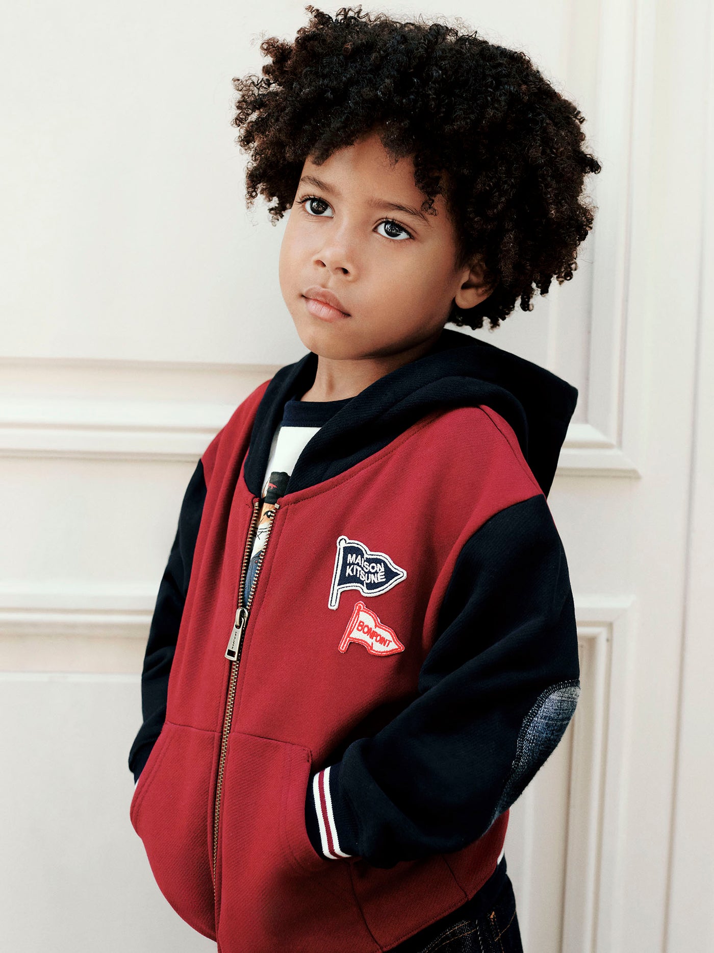Look Garçon Hiver 2026 - Bonpoint x Maison Kitsuné