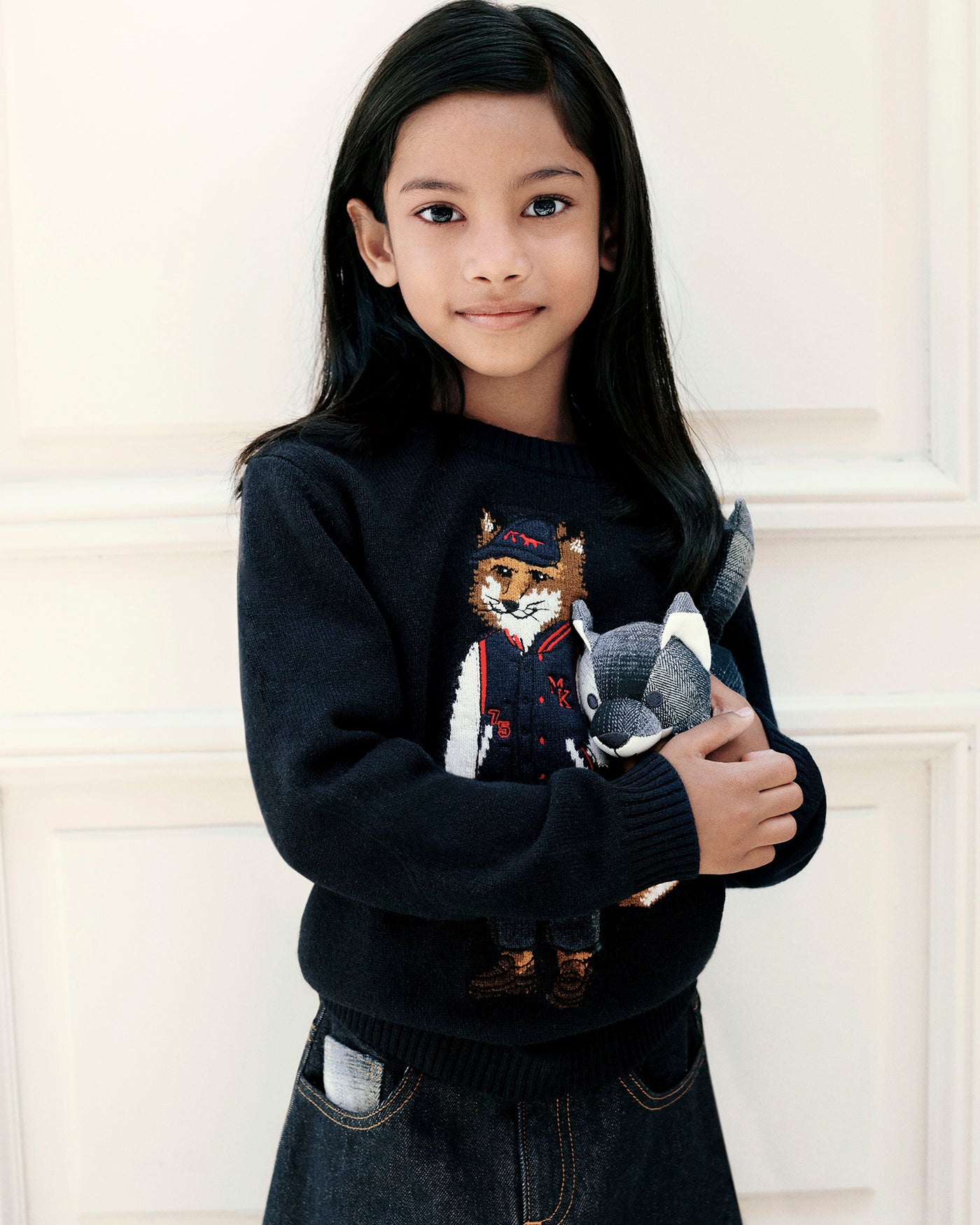 Look Fille Hiver 2026 - Bonpoint x Maison Kitsuné