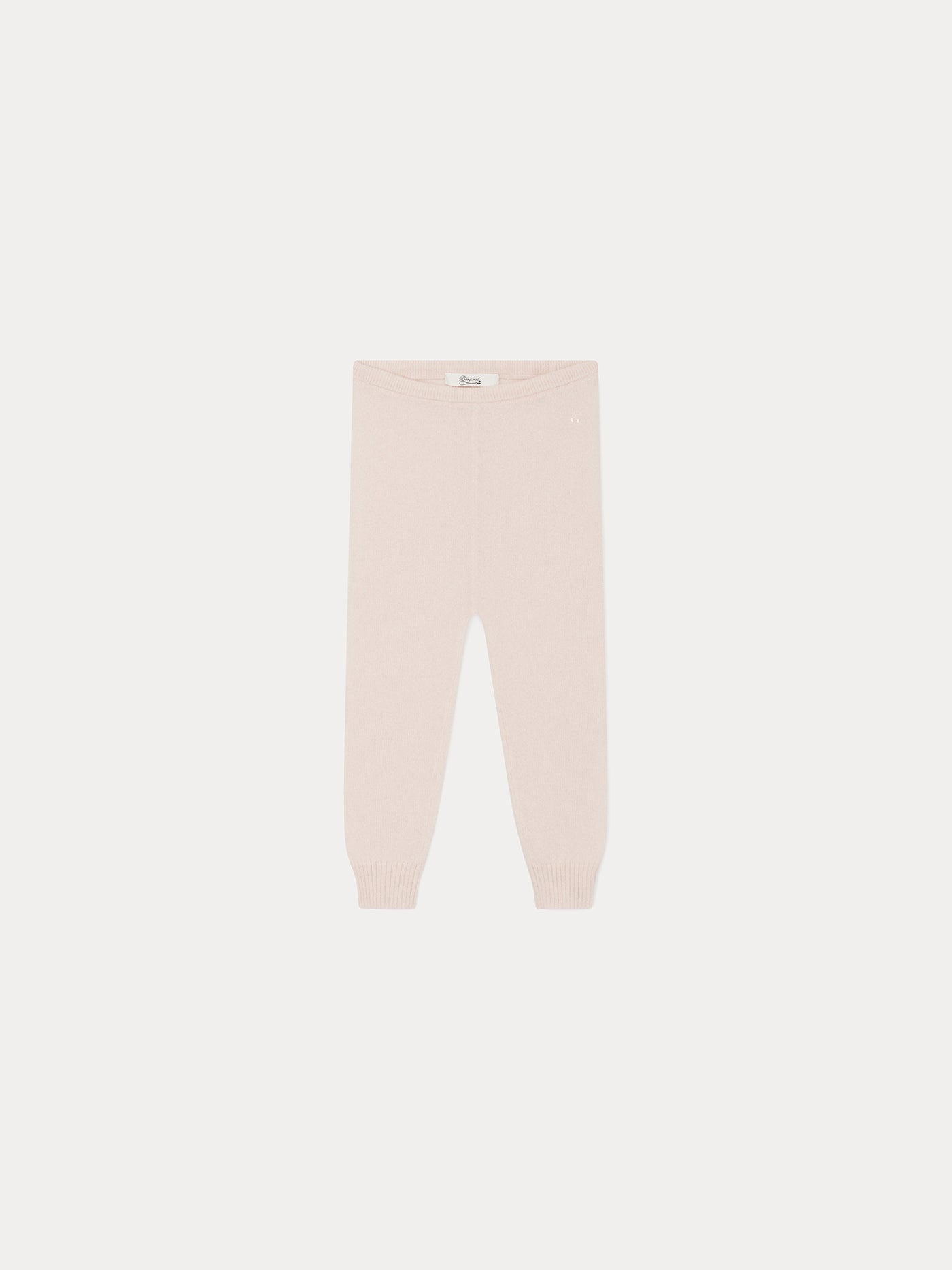 Legging bébé en cachemire rose pâle