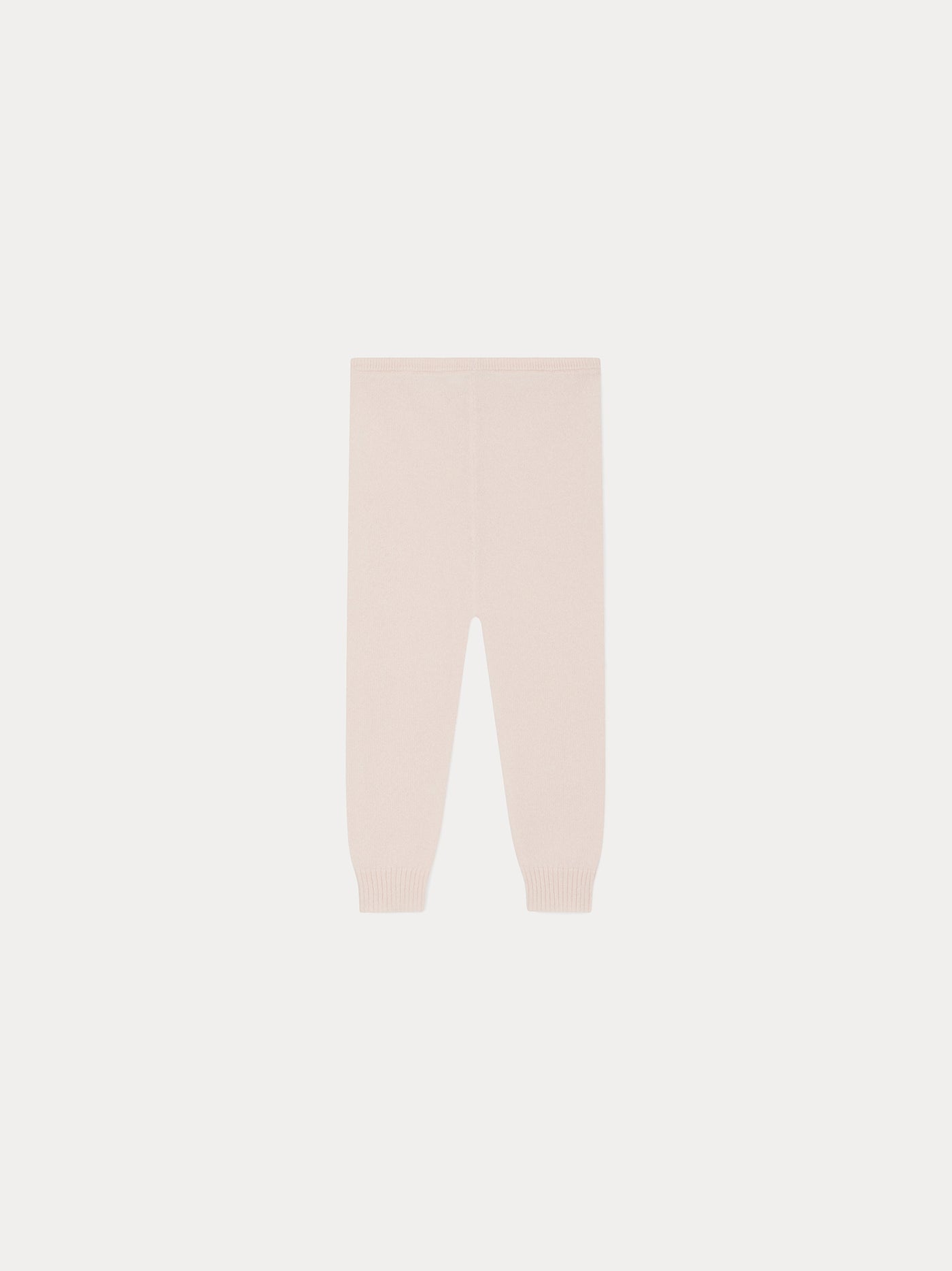 Legging bébé en cachemire rose pâle