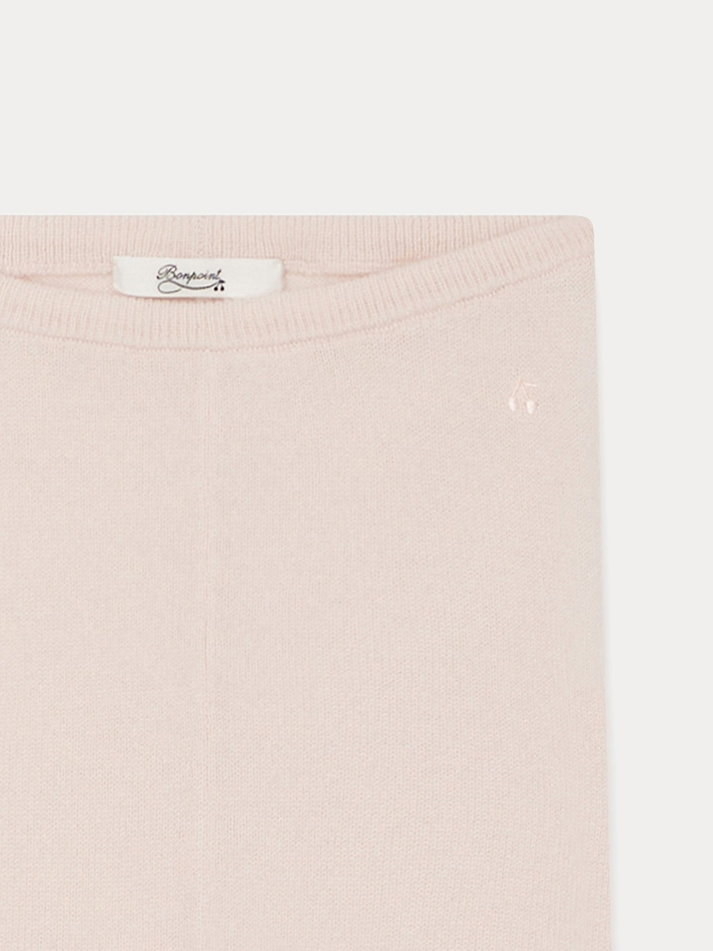 Legging bébé en cachemire rose pâle