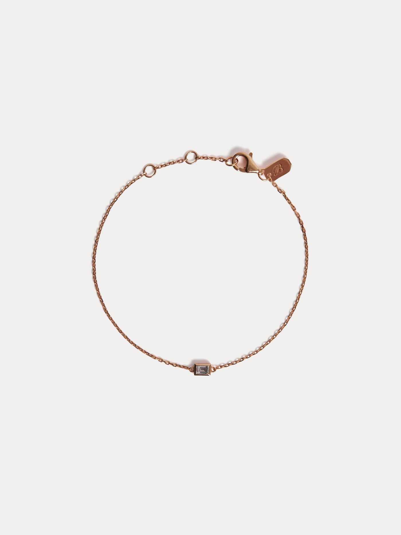 Kinderarmband Roségold und Diamant