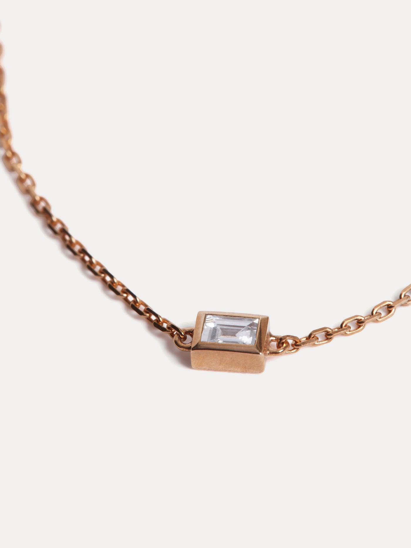 Kinderarmband Roségold und Diamant