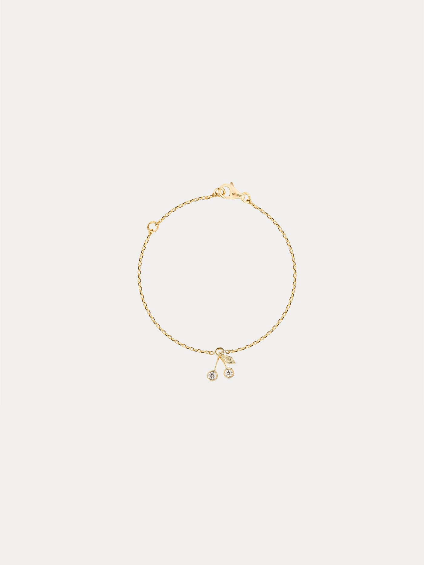 Bonpoint x Stone bracelet enfant cerise or jaune