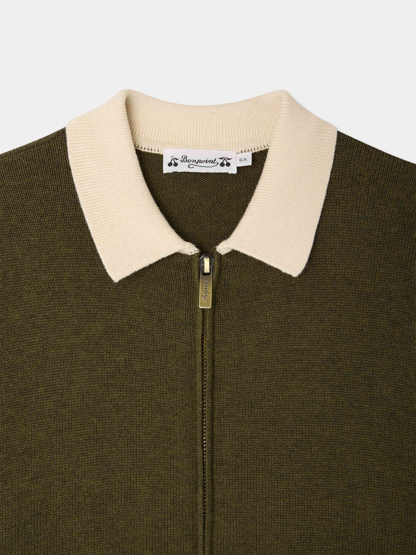 Cardigan Martin à fermeture éclair en coton biologique