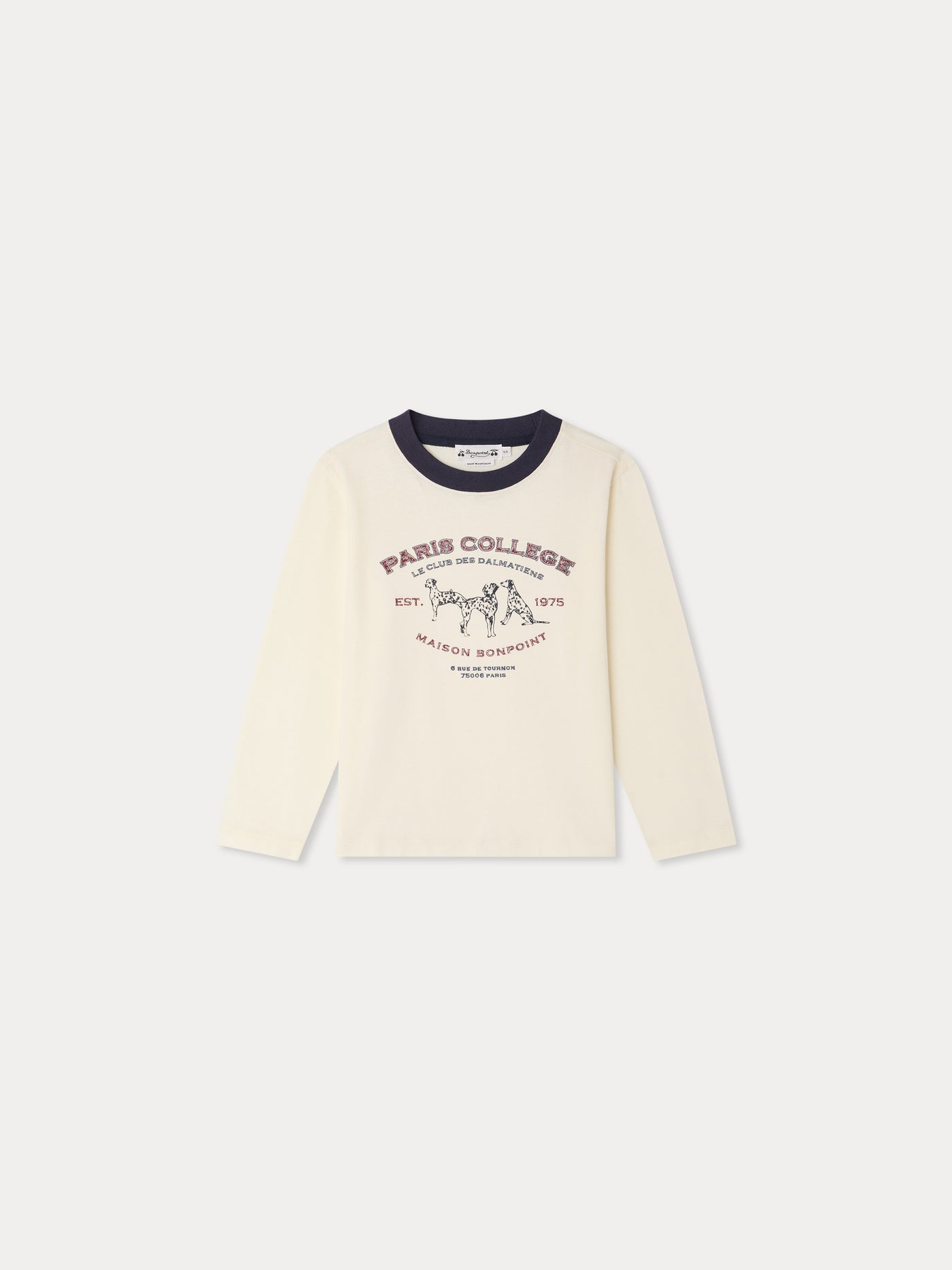 T‑shirt Tadda imprimé dalmatiens en coton biologique
