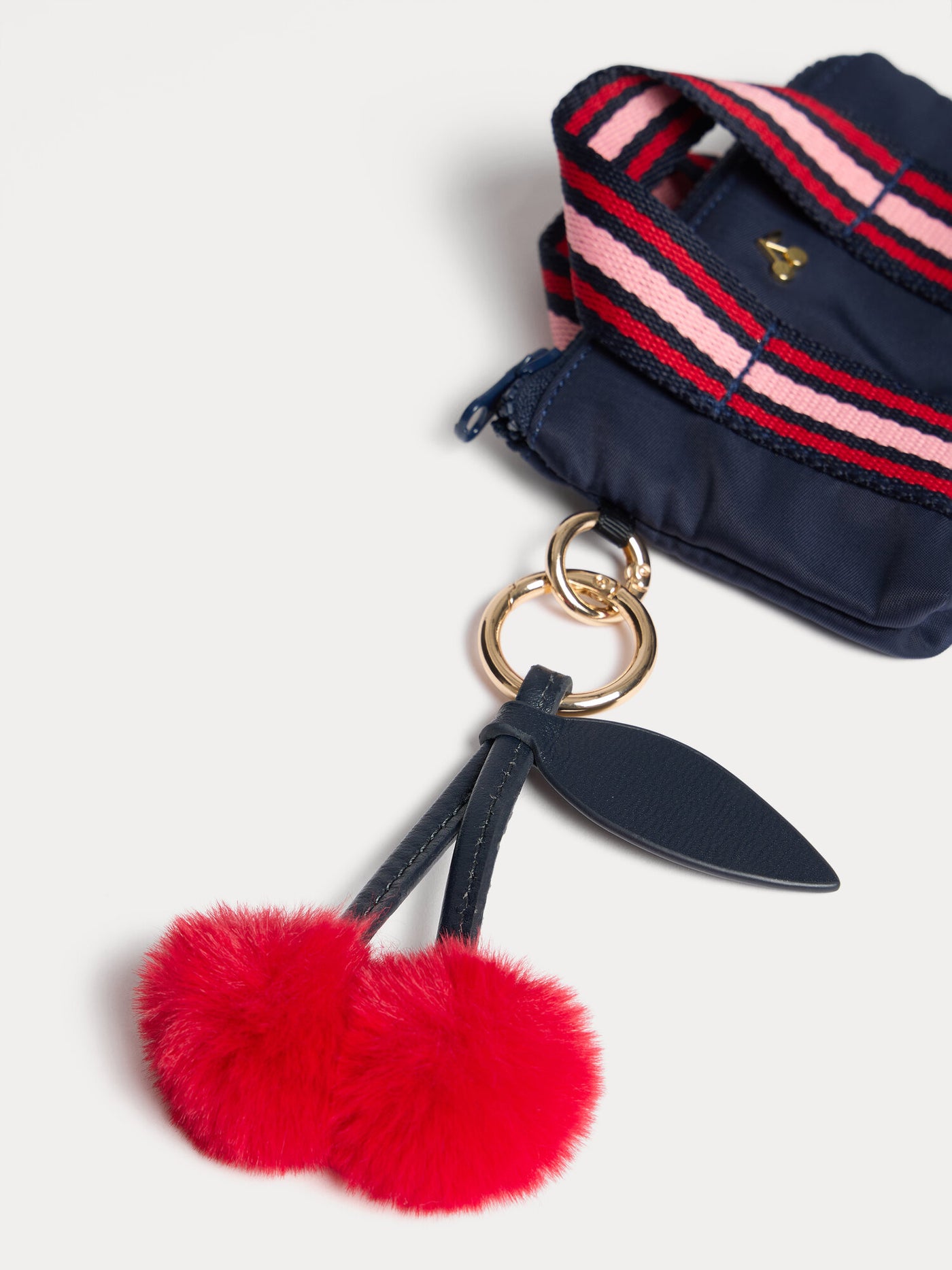 Porte-clés Mariya cerise et sac