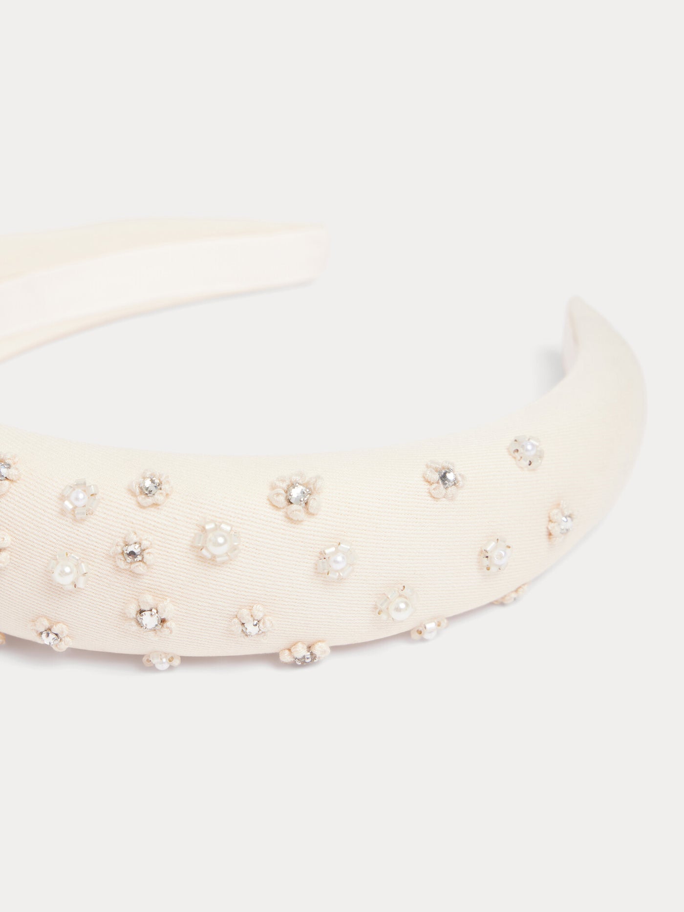 Haarband Melyane mit Perlen bestickt