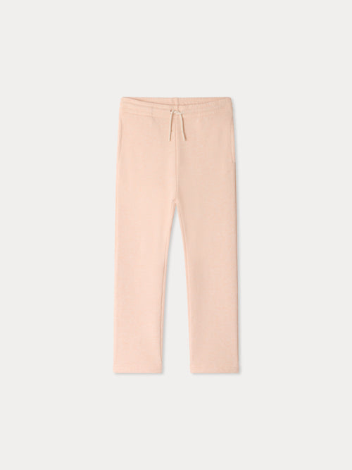Pantalone jogger Dalila corallo in cotone biologico