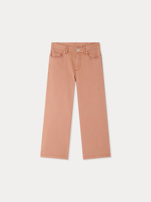 Pantalon Jayjay coupe flare en coton biologique