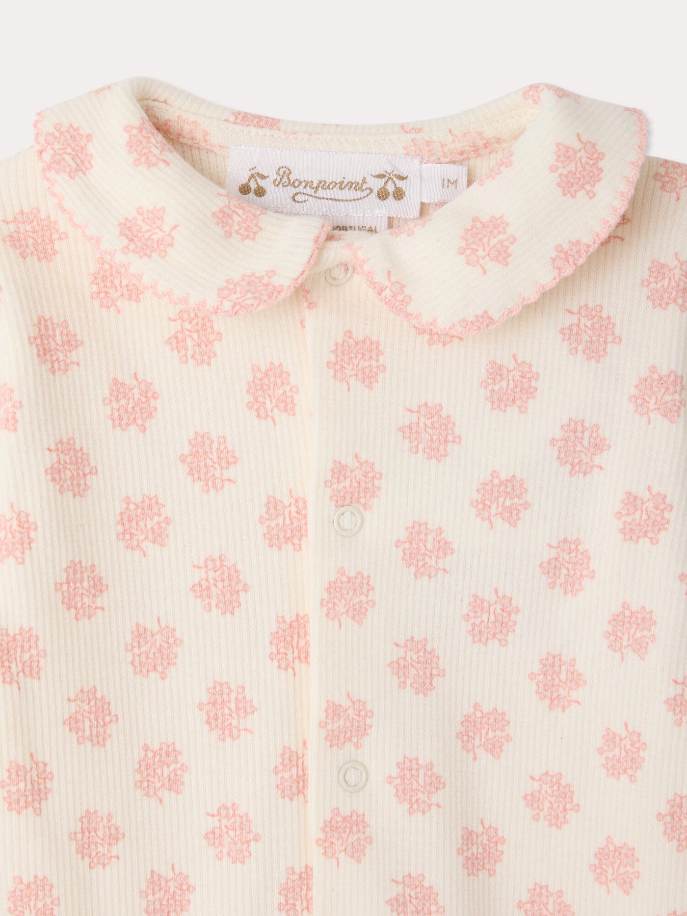 Pyjama Jaina motif fleur en coton biologique