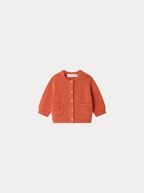 Cardigan Melina per neonati con tasche