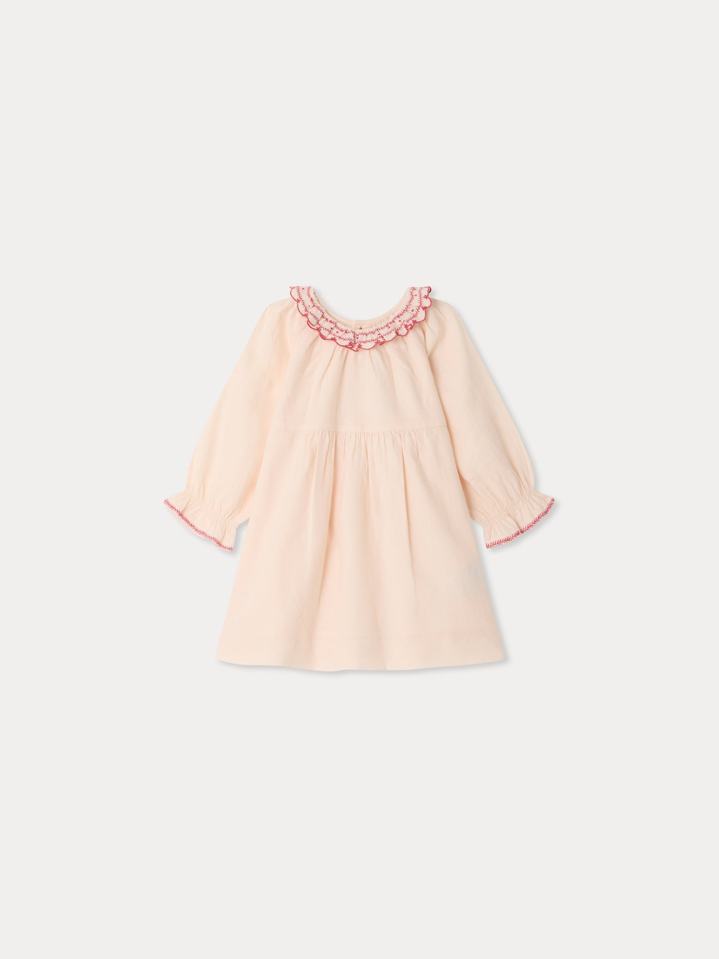 Baby-Kleid Melyssa mit Handstickerei aus Bio-Baumwolltwill