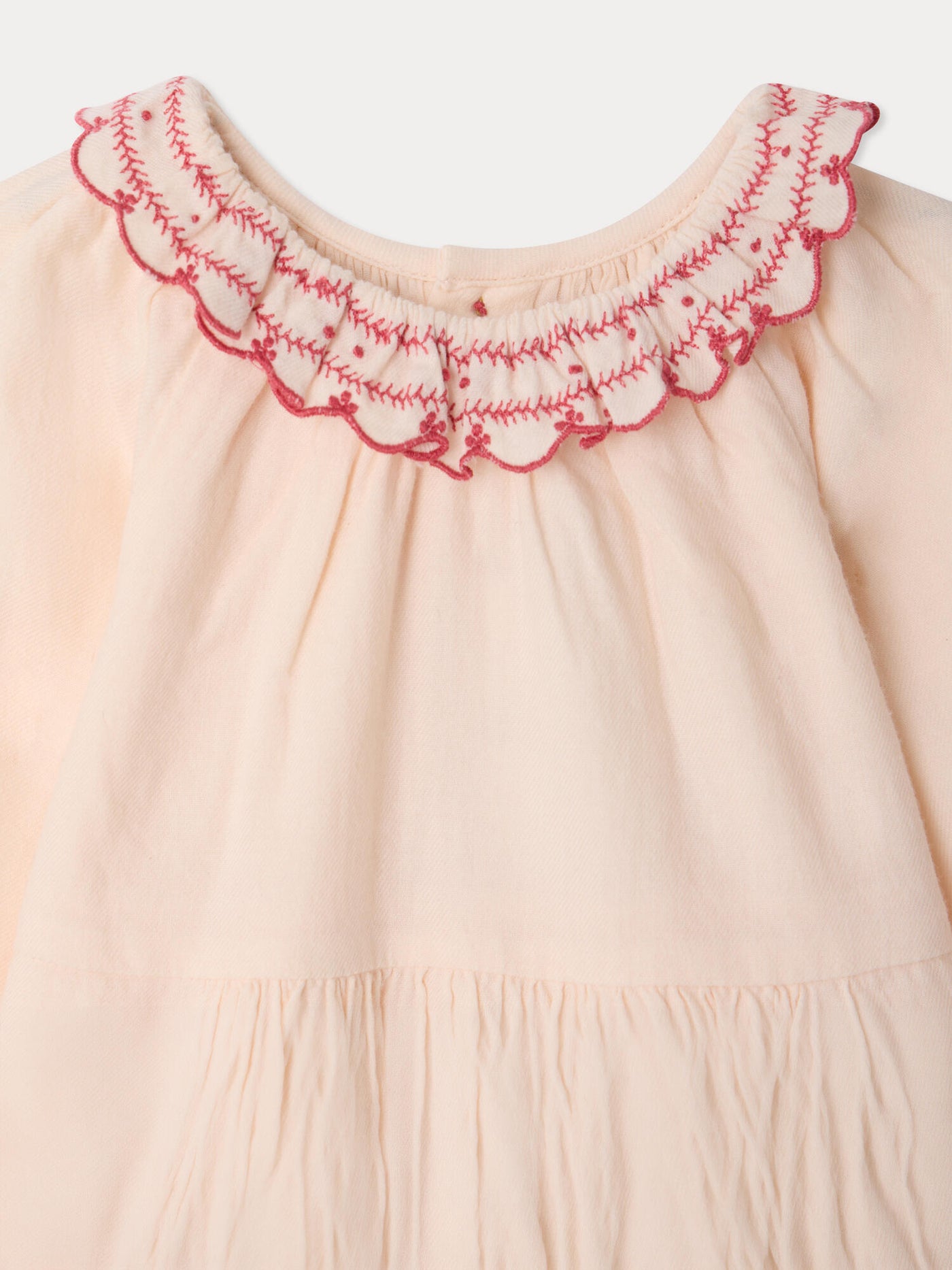 Baby-Kleid Melyssa mit Handstickerei aus Bio-Baumwolltwill