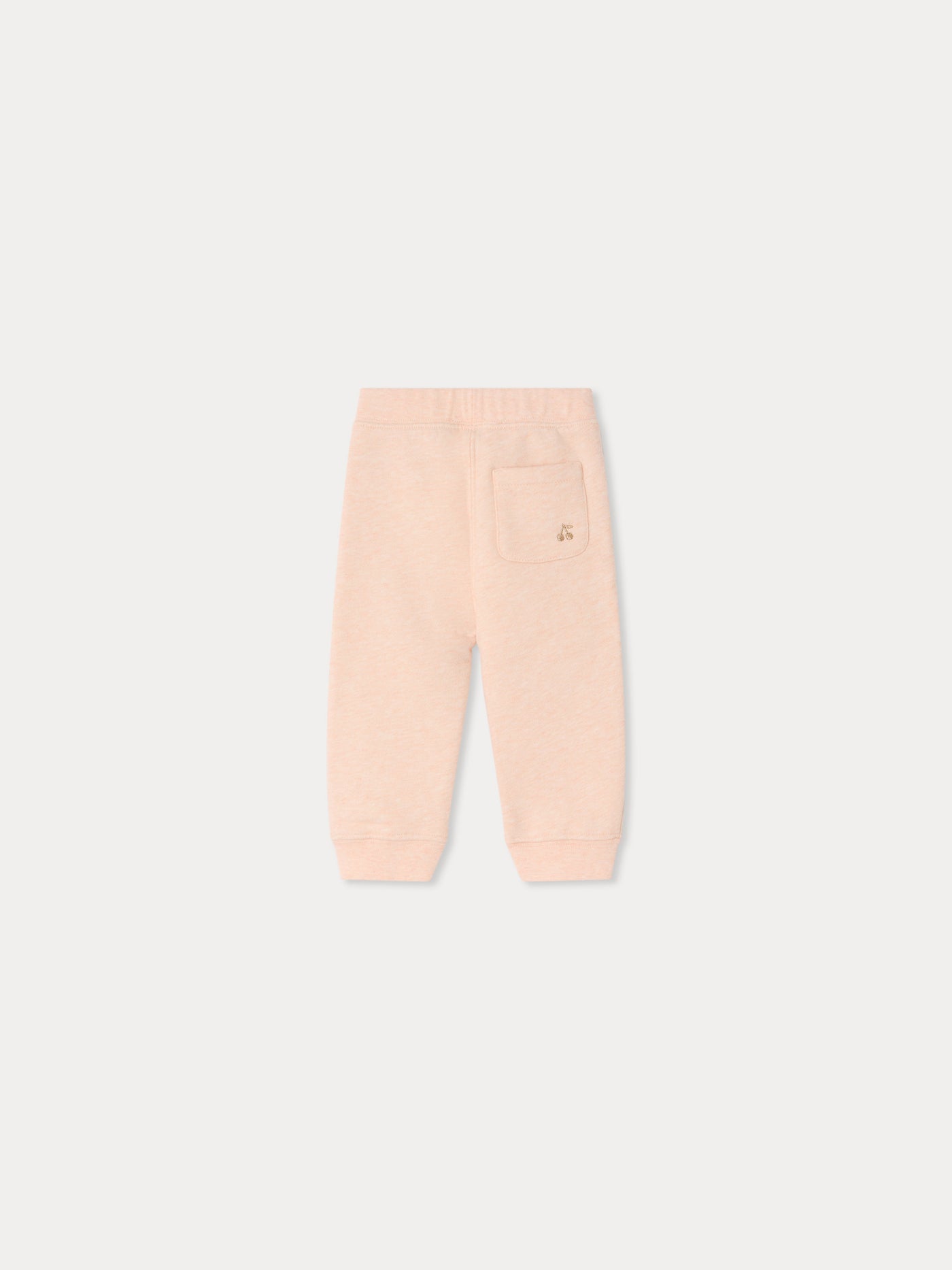 Pantalone jogger per neonati Bambo corallo in cotone biologico