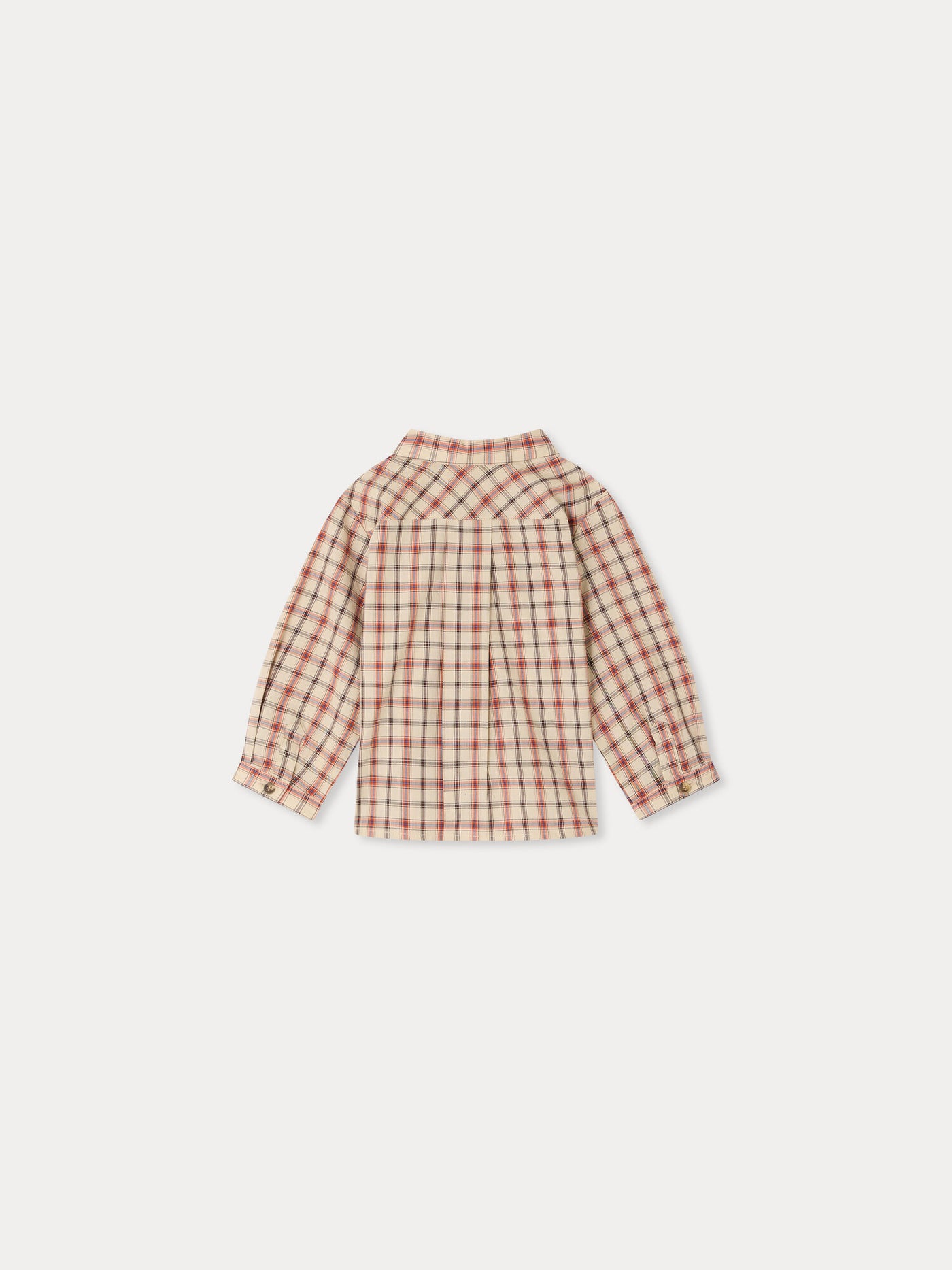 Chemise bébé Gillo à carreaux en coton biologique