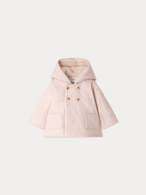 Manteau bébé Misha ouatiné déperlant et imperméable à boutonnage croisé