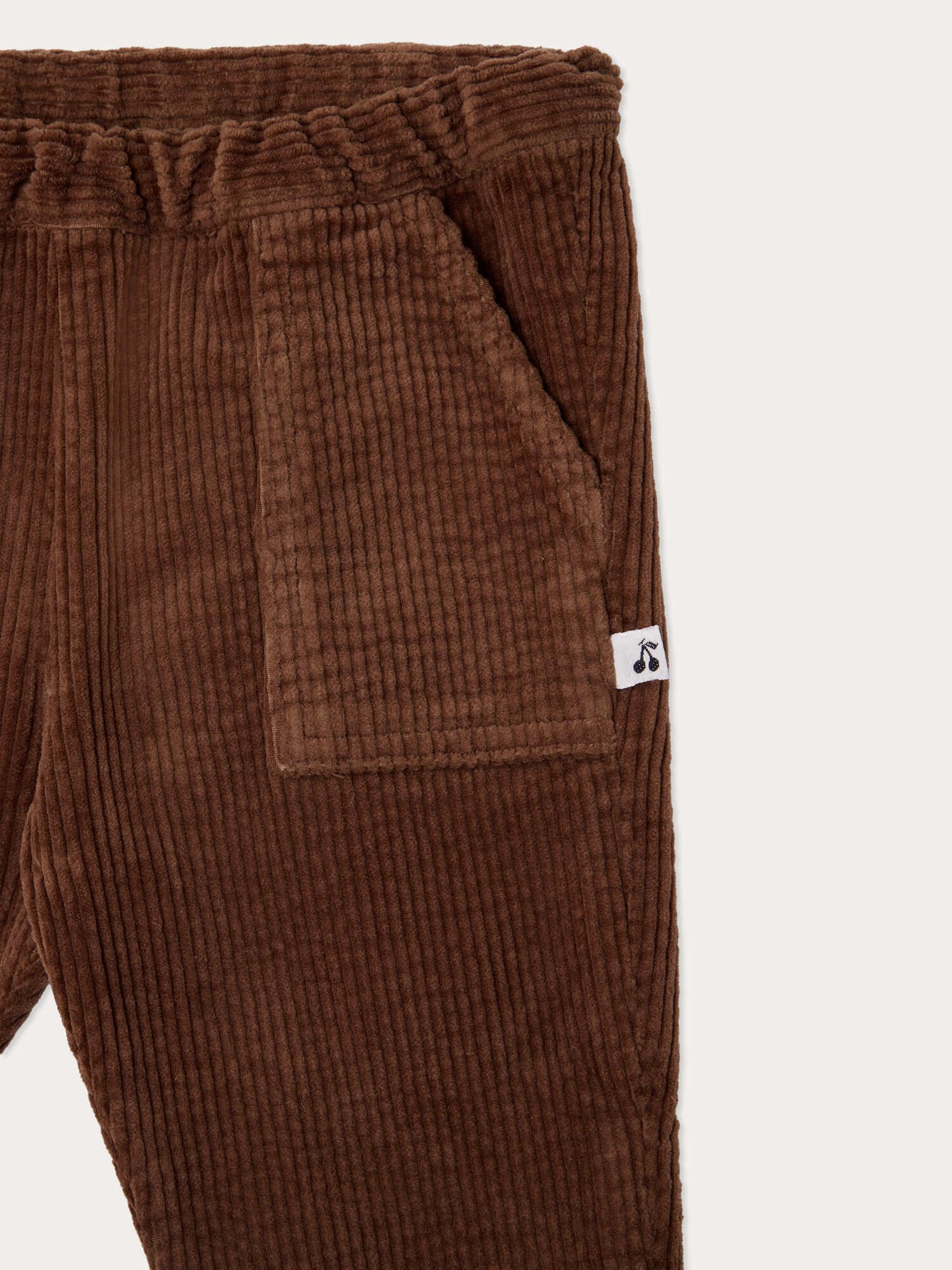 Pantalone neonato Thursday liquirizia in cotone biologico