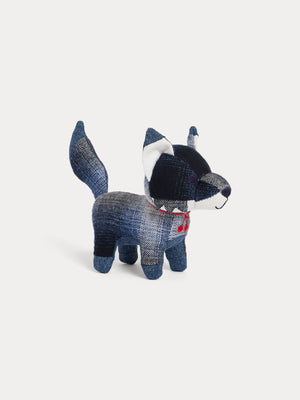 Bonpoint x Maison Kitsuné peluche volpe bi-materiale